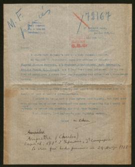 Expediente de Charles Aupretre