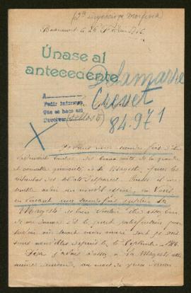 Expediente de Raoul Delamarre y Edgard Crevet