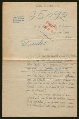 Expediente de Albert Eugène Duclos