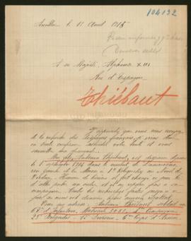 Expediente de Antonin Thiébaut