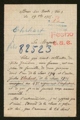 Expediente de Jules Eharhart