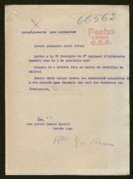 Expediente de Alexandre Emile Victor Gesret