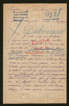 Expediente de Joseph Jean Baptiste Dubousquet