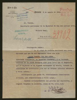 Expediente de Alicia Scarpa y sus  hijos