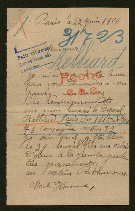 Expediente de François Relliard