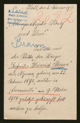 Expediente de Heinrich Braun