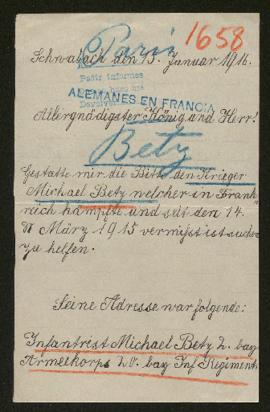 Expediente de Michael Betz