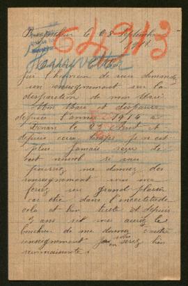 Expediente de Georges Charles Louis Huyvetter