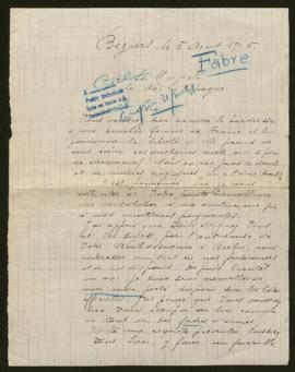 Expediente de Jean François Fabre