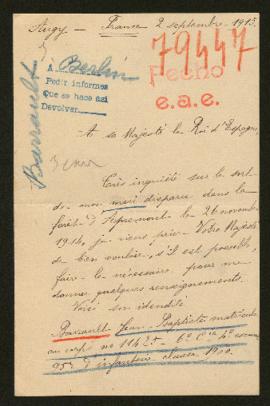 Expediente de Jean Baptiste Barrault