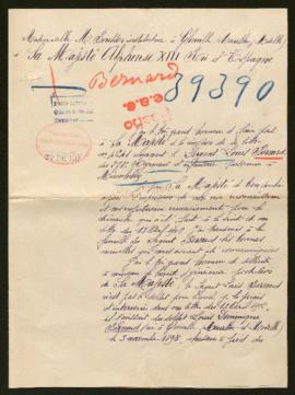 Expediente de Louis Dominique Bernard