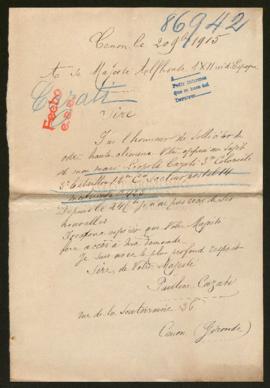 Expediente de Léopold Cazati