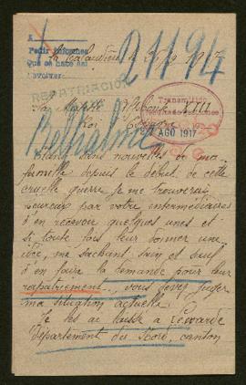 Expediente de la familia de Richard Isidore Belpalme