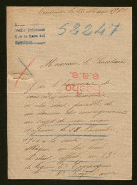 Expediente de Pierre Eugène François Dulosse