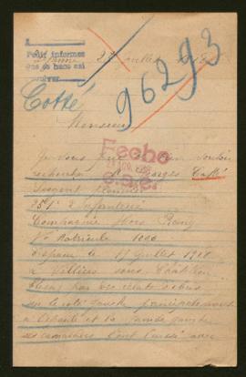 Expediente de Georges Cotté
