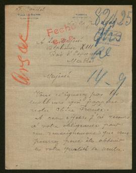 Expediente de Léon Auguste Arsac