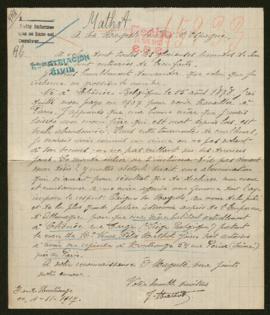 Expediente de madame veuve Félix Mathot