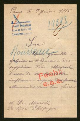 Expediente de Paul Henri Rousseau