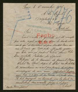 Expediente de Alphonse Empain