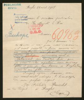 Expediente de André Buhope