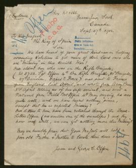 Expediente de George William Offen