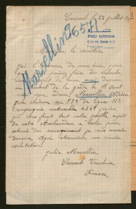 Expediente de Adrien Jules Marcellin