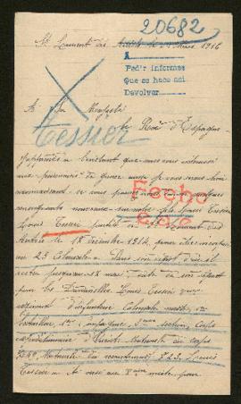 Expediente de Louis Tessier