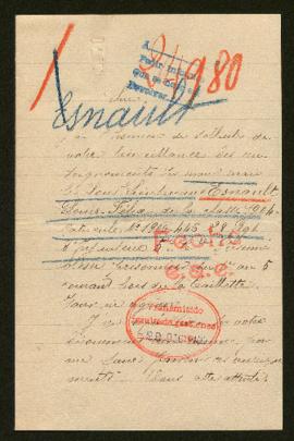 Expediente de Louis Félix Esnault