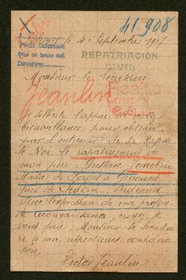 Expediente de Gustave Jeanlin