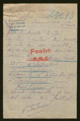 Expediente de Henri Louis Larivière