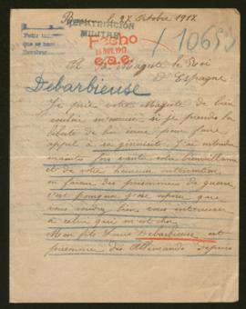 Expediente de Louis Debarbieux