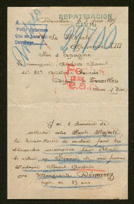 Expediente de la familia Andris Démarez