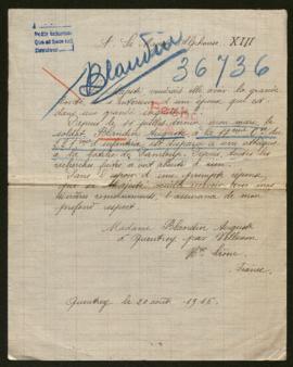 Expediente de Auguste Blandin