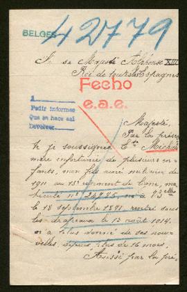 Expediente de Albert Michiels