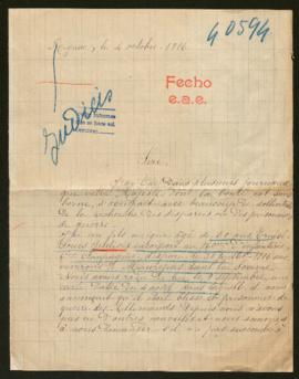 Expediente de Ernest Louis Judicis