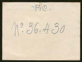 Expediente de monsieur Dincq y Léontine Parent