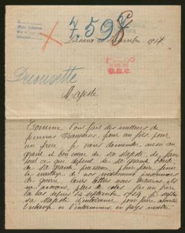 Expediente de François Decouvette