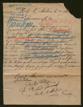 Expediente de la familia Cambier Damblin