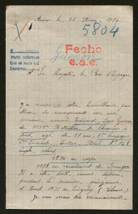 Expediente de Edmond Louis Guenon