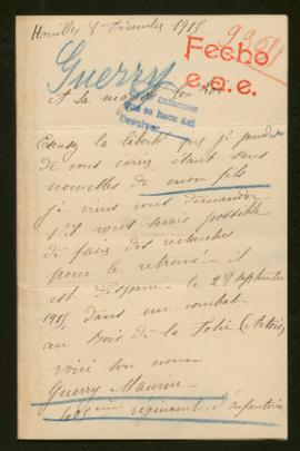 Expediente de Maurice Guerry