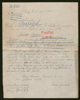 Expediente de Lazare Guisard