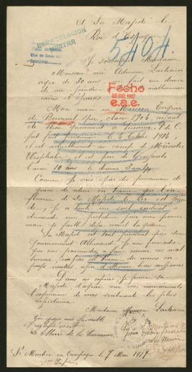 Expediente de Eugène Moisson