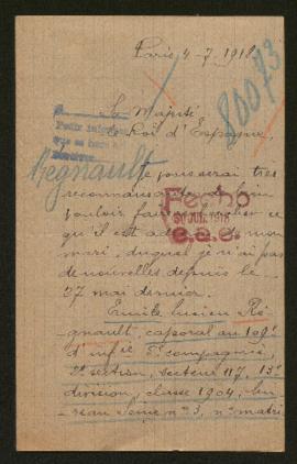 Expediente de Emile Lucien Régnault