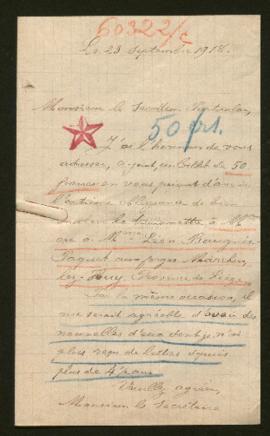 Expediente de la familia Baugnée-Paquet