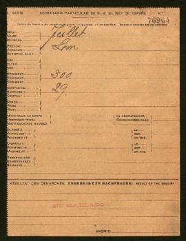 Expediente de Léon Teillet