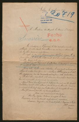 Expediente de Jean Alfred Sacarrère