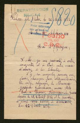 Expediente de Joseph Gouchan