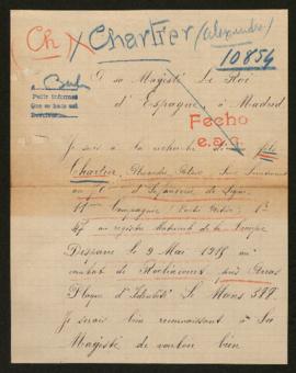 Expediente de Alexandre Octave Chartier