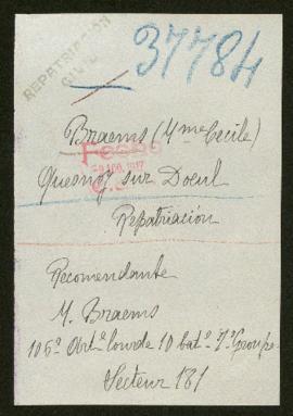 Expediente de Cécile Braems