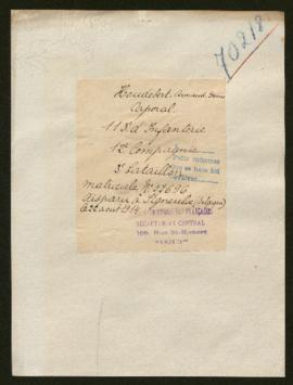 Expediente de Arnaud Denis Houdebert